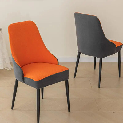 Új típusú hajlított fotelhuzat, rövid támasztékú magas formájú székhuzat étkezőszék huzat székhuzat univerzális típus