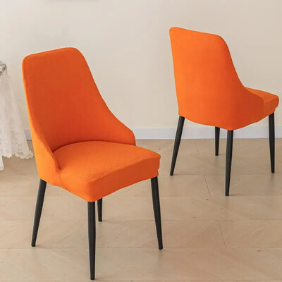 Új típusú hajlított fotelhuzat, rövid támasztékú magas formájú székhuzat étkezőszék huzat székhuzat univerzális típus