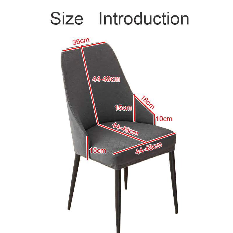 Új típusú hajlított fotelhuzat, rövid támasztékú magas formájú székhuzat étkezőszék huzat székhuzat univerzális típus