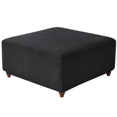 T formos žakardo kvadratinis taburetės užvalkalas Osmanų išmatų užvalkalas Elastingas sofos kojų atramos užvalkalas, skirtas svetainės biuro namų dekoravimui