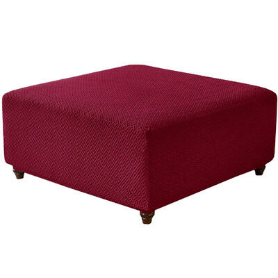 T formos žakardo kvadratinis taburetės užvalkalas Osmanų išmatų užvalkalas Elastingas sofos kojų atramos užvalkalas, skirtas svetainės biuro namų dekoravimui