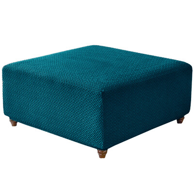 T formos žakardo kvadratinis taburetės užvalkalas Osmanų išmatų užvalkalas Elastingas sofos kojų atramos užvalkalas, skirtas svetainės biuro namų dekoravimui