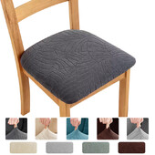1db vízálló székülés huzat Stretch jacquard székhuzat étkezősarok Kivehető szennyeződésmentes, háttámla székvédő nélkül