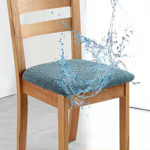 1db vízálló székülés huzat Stretch jacquard székhuzat étkezősarok Kivehető szennyeződésmentes, háttámla székvédő nélkül