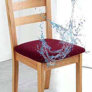 1db vízálló székülés huzat Stretch jacquard székhuzat étkezősarok Kivehető szennyeződésmentes, háttámla székvédő nélkül