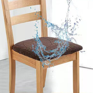 1db vízálló székülés huzat Stretch jacquard székhuzat étkezősarok Kivehető szennyeződésmentes, háttámla székvédő nélkül