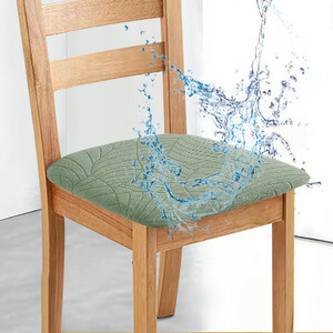 1db vízálló székülés huzat Stretch jacquard székhuzat étkezősarok Kivehető szennyeződésmentes, háttámla székvédő nélkül