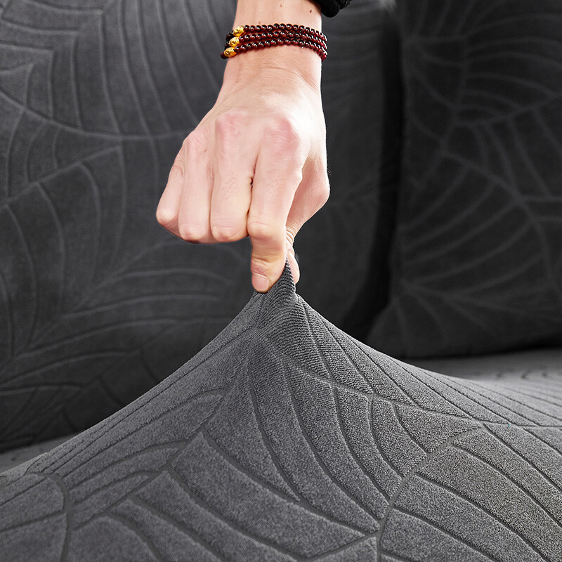 1db vízálló székülés huzat Stretch jacquard székhuzat étkezősarok Kivehető szennyeződésmentes, háttámla székvédő nélkül