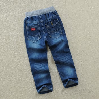 Kids Boys Jeans βαμβακερό παντελόνι παιδικό full denim παιδικό ρούχο ανοιξιάτικο φθινόπωρο αγόρι casual παντελόνι για 2-11 ετών DQ294