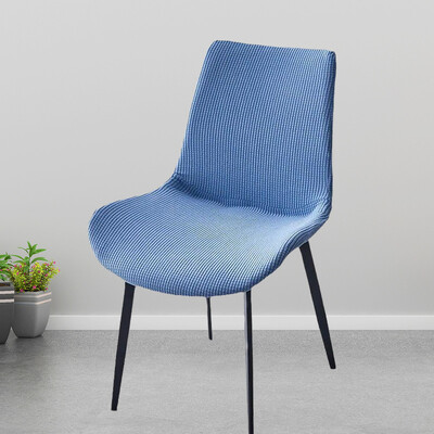 Elastinis kėdės užvalkalas Lenktas universalus kėdžių užvalkalas Tvirtas audinys Klasikinis namų sėdynių dėklas Kėdžių užvalkalai Namų valgomajam Svetainės