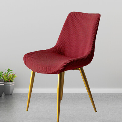 Elastinis kėdės užvalkalas Lenktas universalus kėdžių užvalkalas Tvirtas audinys Klasikinis namų sėdynių dėklas Kėdžių užvalkalai Namų valgomajam Svetainės