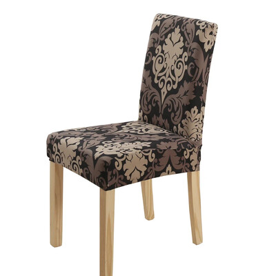 Spandex elasztikus székhuzat étkezőhöz Nyomtatott székhuzat Stretch székhuzatok konyhai esküvői szállodai banketthez