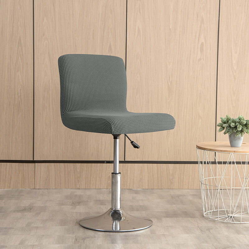 Jacquard Club forgószékhuzat kis méretű, rövid támlás székhuzatok étkezőbe, bankett konyhába, feszített zsámoly üléshuzata