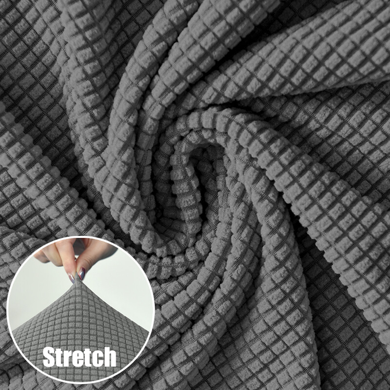 Jacquard Club forgószékhuzat kis méretű, rövid támlás székhuzatok étkezőbe, bankett konyhába, feszített zsámoly üléshuzata