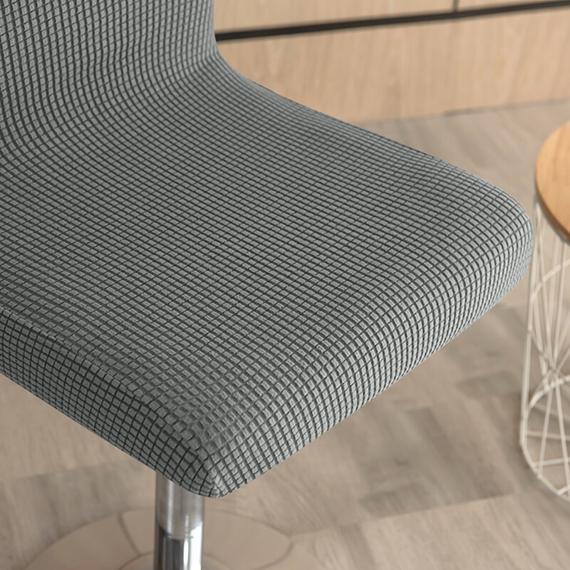 Jacquard Club forgószékhuzat kis méretű, rövid támlás székhuzatok étkezőbe, bankett konyhába, feszített zsámoly üléshuzata