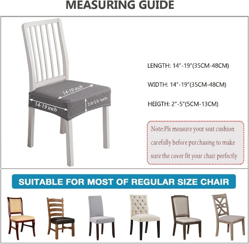 Jacquard Stretch székhuzat Állítható étkező üléshuzat tok otthoni szállodához