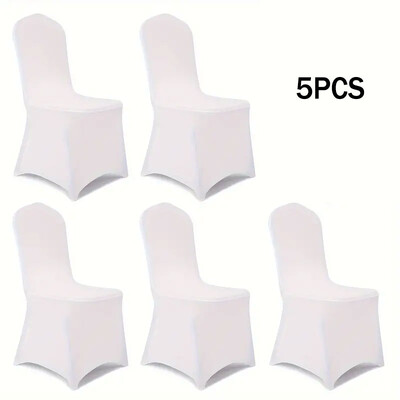 1 buc/5 buc Husa scaun îngroșată cu elasticitate ridicată, banchet de nuntă, hotel, restaurant, întâlnire, în aer liber, pentru decorarea casei.