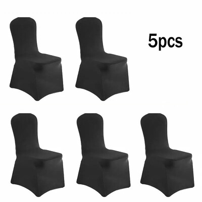 1 buc/5 buc Husa scaun îngroșată cu elasticitate ridicată, banchet de nuntă, hotel, restaurant, întâlnire, în aer liber, pentru decorarea casei.