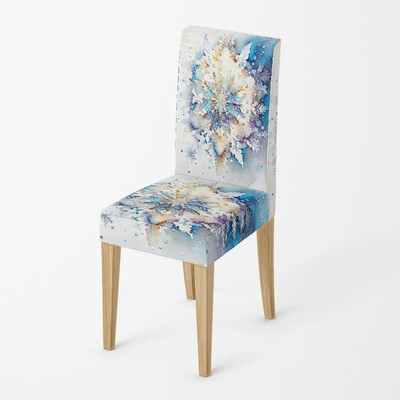 Namų kėdė Užvalkalai virtuvė reguliuojamas valgomasis tamprus audinio kėdės užvalkalas vestuvės Rašomasis stalas ištiestas paprastas Linksmų Kalėdų žiemos