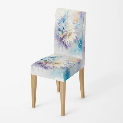 Namų kėdė Užvalkalai virtuvė reguliuojamas valgomasis tamprus audinio kėdės užvalkalas vestuvės Rašomasis stalas ištiestas paprastas Linksmų Kalėdų žiemos