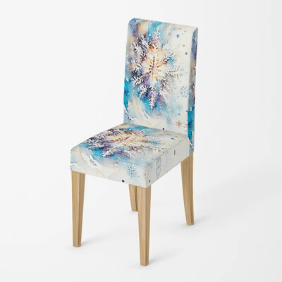 Namų kėdė Užvalkalai virtuvė reguliuojamas valgomasis tamprus audinio kėdės užvalkalas vestuvės Rašomasis stalas ištiestas paprastas Linksmų Kalėdų žiemos