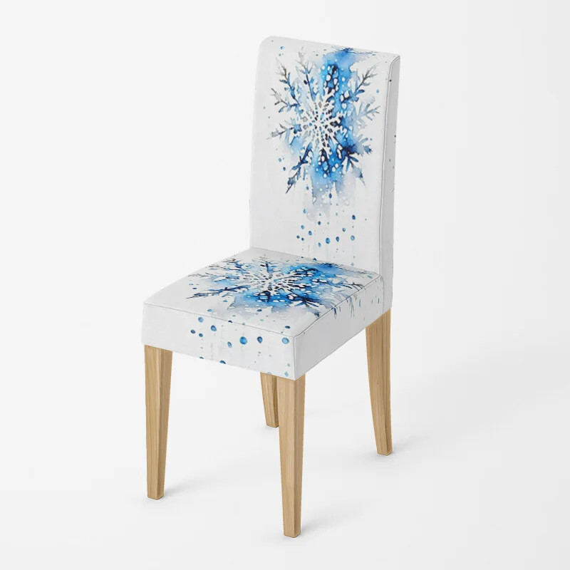 Namų kėdė Užvalkalai virtuvė reguliuojamas valgomasis tamprus audinio kėdės užvalkalas vestuvės Rašomasis stalas ištiestas paprastas Linksmų Kalėdų žiemos