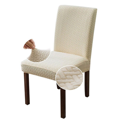 GY 1 buc. Husa pentru scaune de sufragerie cu elasticitate ridicata, material din poliester, potrivita pentru sufragerie, nunta, banchet, decorarea casei