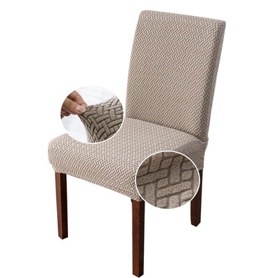 GY 1 buc. Husa pentru scaune de sufragerie cu elasticitate ridicata, material din poliester, potrivita pentru sufragerie, nunta, banchet, decorarea casei