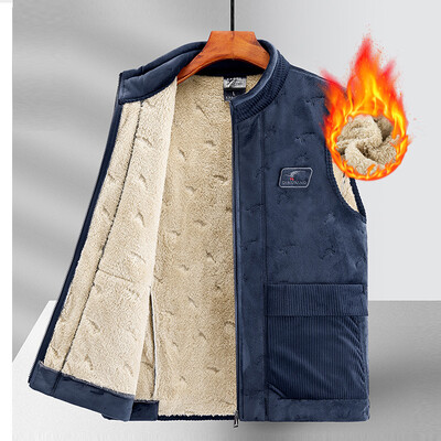 Jachetă pentru bărbați 5XL, iarnă, impermeabilă, caldă, fără mâneci, pentru bărbați, la modă, cu glugă, ocazională, pentru bărbați, toamnă, vestă îngroșată