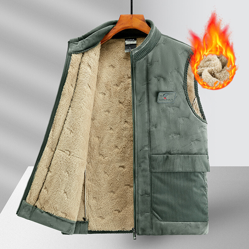 Jachetă pentru bărbați 5XL, iarnă, impermeabilă, caldă, fără mâneci, pentru bărbați, la modă, cu glugă, ocazională, pentru bărbați, toamnă, vestă îngroșată