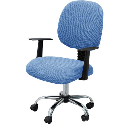 Jacquard Stretch biuro kėdės užvalkalas Kompiuterio kėdės užvalkalas Universalus besisukantis biuro kėdės užvalkalas