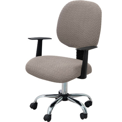 Jacquard Stretch biuro kėdės užvalkalas Kompiuterio kėdės užvalkalas Universalus besisukantis biuro kėdės užvalkalas