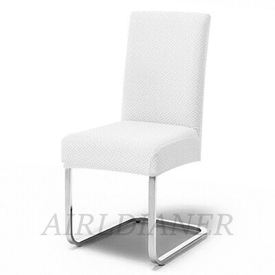 Huse pentru scaune jacquard groase, model în formă de T, carcasă pentru scaune, elastic, pentru scaune de luat masa, pentru birou, restaurant, dimensiune universală