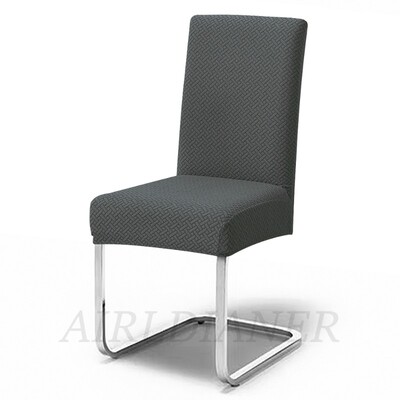 Huse pentru scaune jacquard groase, model în formă de T, carcasă pentru scaune, elastic, pentru scaune de luat masa, pentru birou, restaurant, dimensiune universală