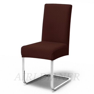 Huse pentru scaune jacquard groase, model în formă de T, carcasă pentru scaune, elastic, pentru scaune de luat masa, pentru birou, restaurant, dimensiune universală