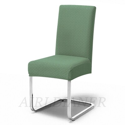 Huse pentru scaune jacquard groase, model în formă de T, carcasă pentru scaune, elastic, pentru scaune de luat masa, pentru birou, restaurant, dimensiune universală