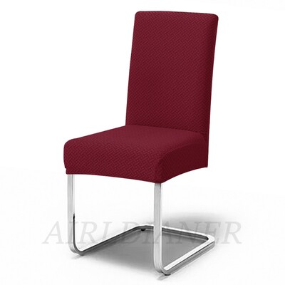 Huse pentru scaune jacquard groase, model în formă de T, carcasă pentru scaune, elastic, pentru scaune de luat masa, pentru birou, restaurant, dimensiune universală