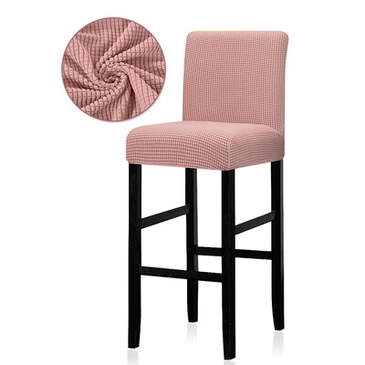 1 bucată capac elastic pentru scaun înalt 18 culori opțional husă pentru scaun de bar dimensiune universală pentru sufragerie bar club sufragerie