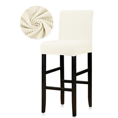 1 bucată capac elastic pentru scaun înalt 18 culori opțional husă pentru scaun de bar dimensiune universală pentru sufragerie bar club sufragerie