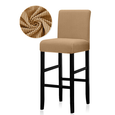 1 bucată capac elastic pentru scaun înalt 18 culori opțional husă pentru scaun de bar dimensiune universală pentru sufragerie bar club sufragerie