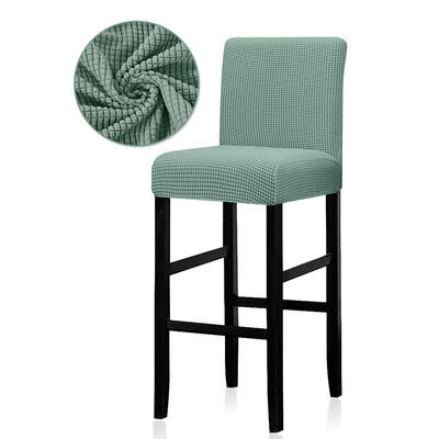 1 bucată capac elastic pentru scaun înalt 18 culori opțional husă pentru scaun de bar dimensiune universală pentru sufragerie bar club sufragerie