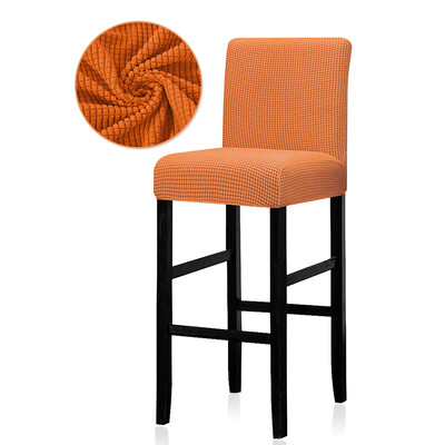 1 bucată capac elastic pentru scaun înalt 18 culori opțional husă pentru scaun de bar dimensiune universală pentru sufragerie bar club sufragerie