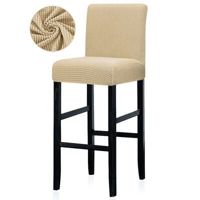 1 bucată capac elastic pentru scaun înalt 18 culori opțional husă pentru scaun de bar dimensiune universală pentru sufragerie bar club sufragerie