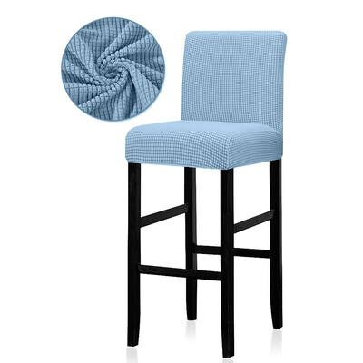 1 bucată capac elastic pentru scaun înalt 18 culori opțional husă pentru scaun de bar dimensiune universală pentru sufragerie bar club sufragerie