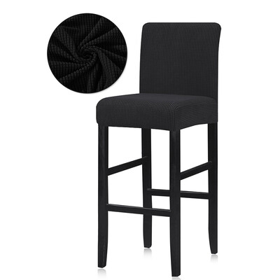 1 bucată capac elastic pentru scaun înalt 18 culori opțional husă pentru scaun de bar dimensiune universală pentru sufragerie bar club sufragerie