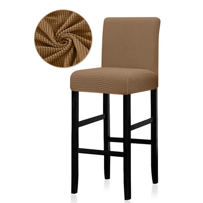 1 bucată capac elastic pentru scaun înalt 18 culori opțional husă pentru scaun de bar dimensiune universală pentru sufragerie bar club sufragerie