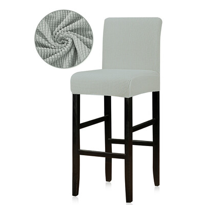 1 bucată capac elastic pentru scaun înalt 18 culori opțional husă pentru scaun de bar dimensiune universală pentru sufragerie bar club sufragerie