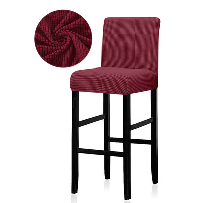 1 bucată capac elastic pentru scaun înalt 18 culori opțional husă pentru scaun de bar dimensiune universală pentru sufragerie bar club sufragerie