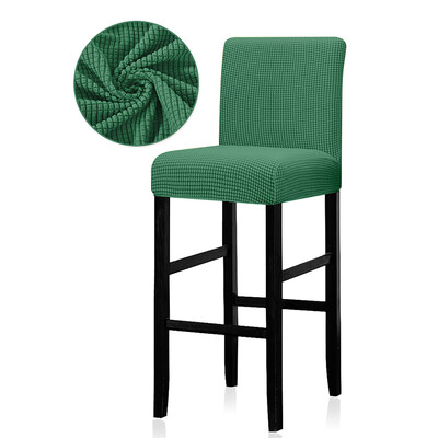 1 bucată capac elastic pentru scaun înalt 18 culori opțional husă pentru scaun de bar dimensiune universală pentru sufragerie bar club sufragerie