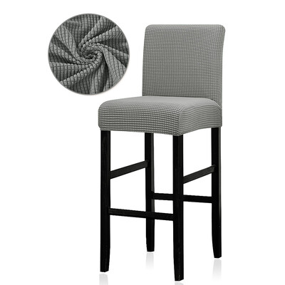 1 bucată capac elastic pentru scaun înalt 18 culori opțional husă pentru scaun de bar dimensiune universală pentru sufragerie bar club sufragerie